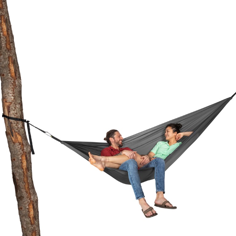 Outdoor Hängematte Hammock Double - titan grey