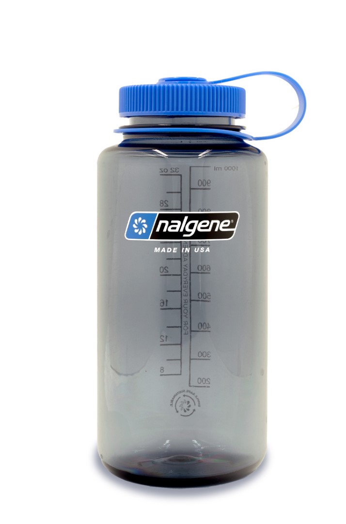 Nalgene Weithalsflasche Sustain, 1l grau