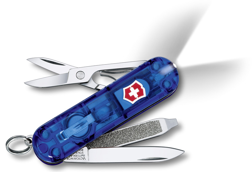 Swiss-Lite - blau transparent