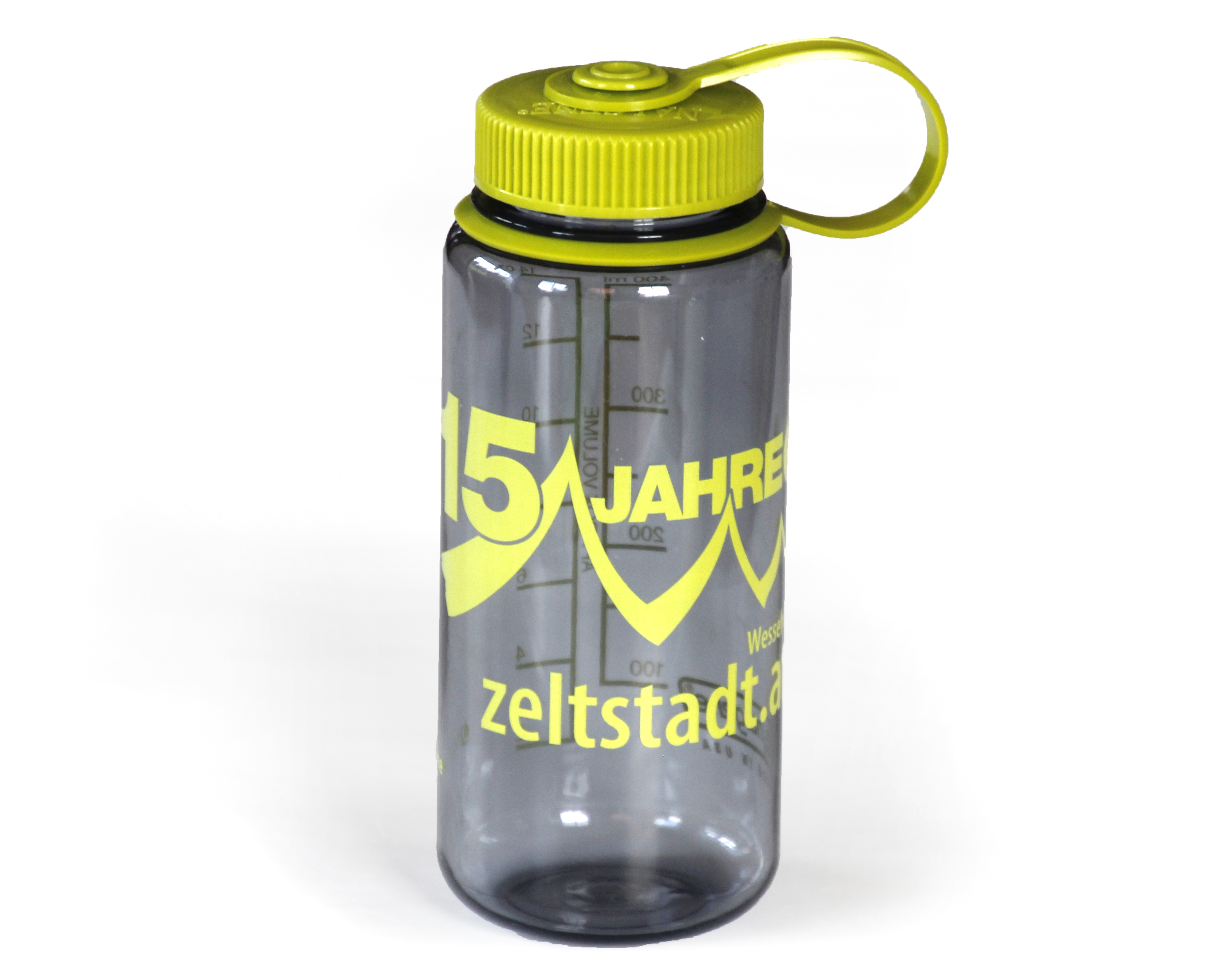 Nalgene Weithalsflasche, 500 ml, grau