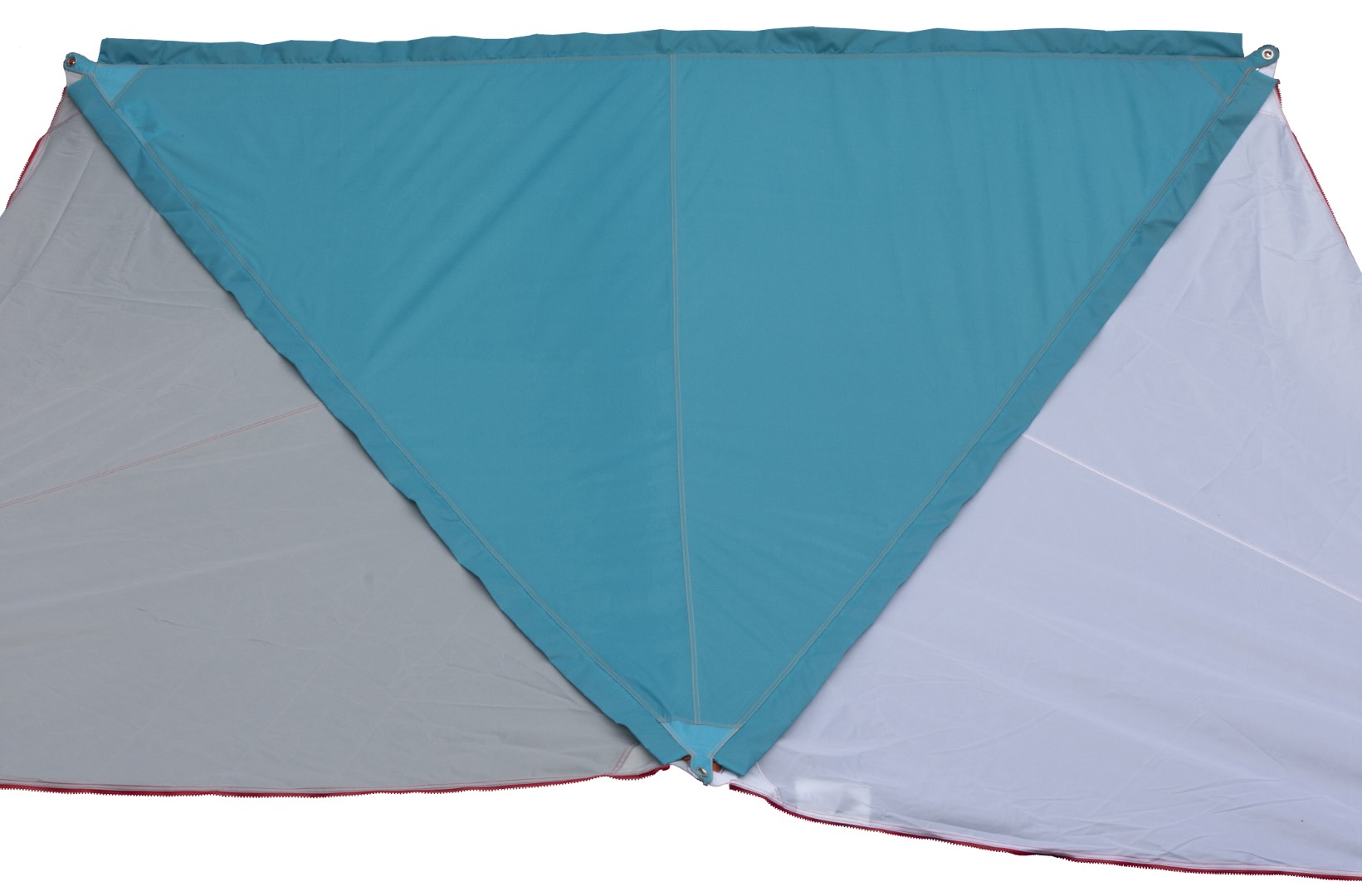 Verbindbares Sonnensegel Zip-Protect Canvas - türkis
