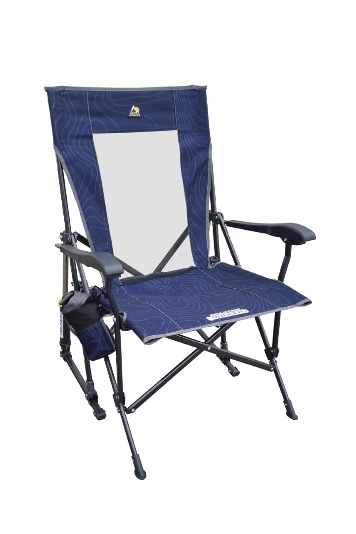 Faltsessel Roadtrip Rocker, navy topo