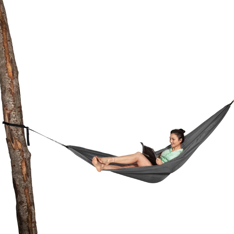 Outdoor Hängematte Hammock Single - titan grey