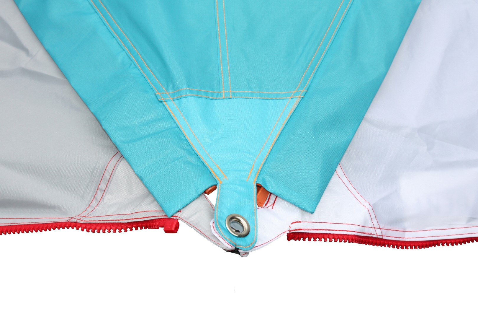 Verbindbares Sonnensegel Zip-Protect Canvas - türkis