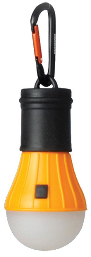 LED Zeltlampe mit Karabiner, orange