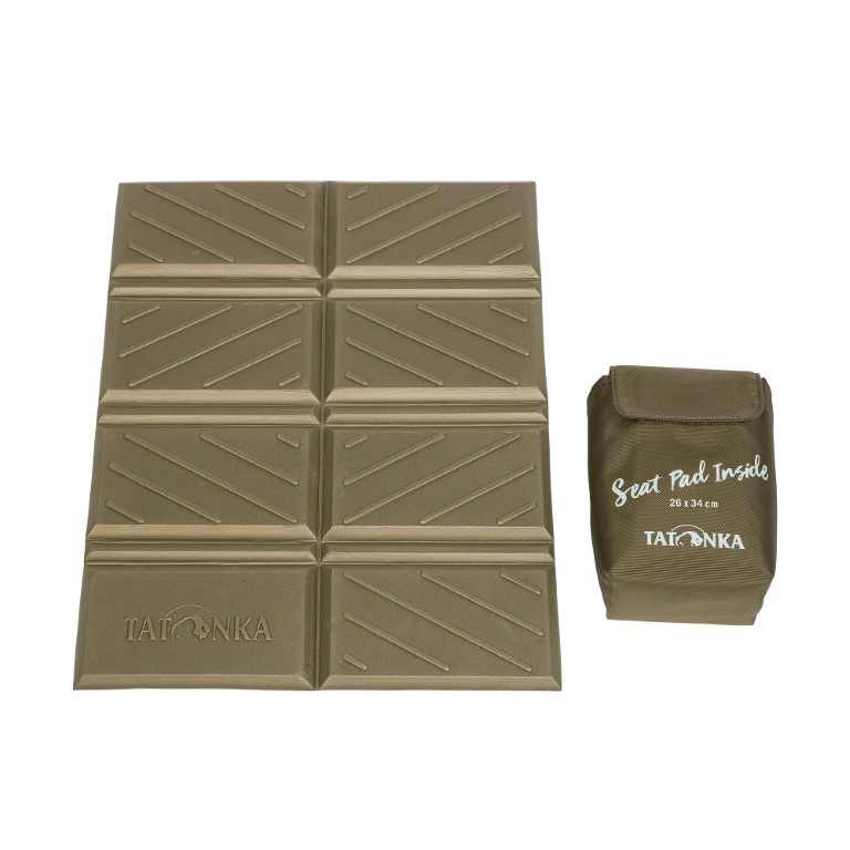 Sitzmatte, faltbar -olive