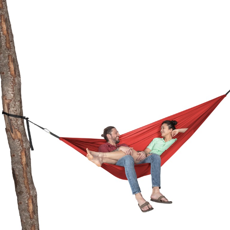 Outdoor Hängematte Hammock Double - rot