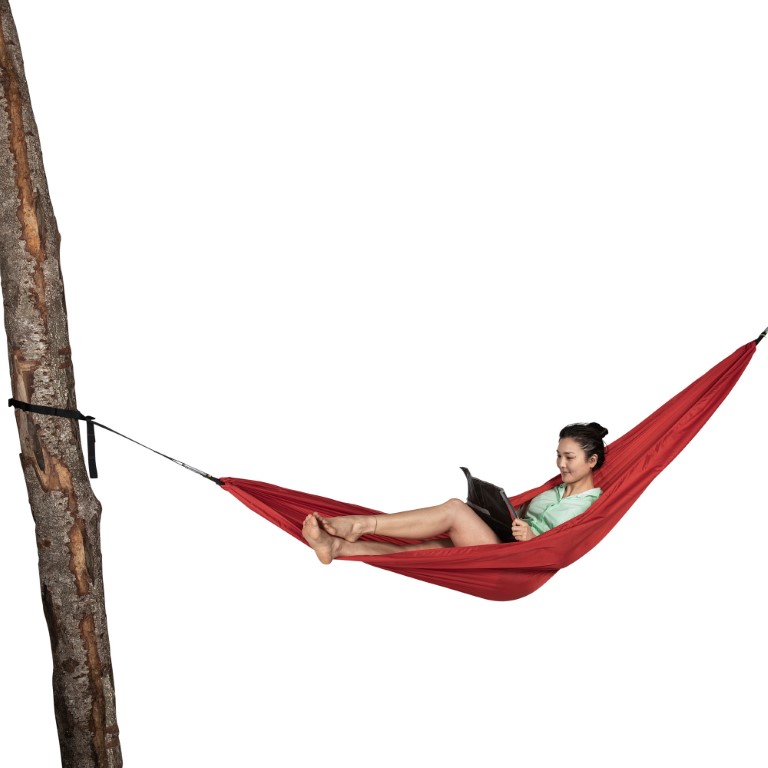 Outdoor Hängematte Hammock Single - rot